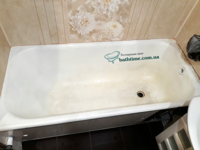 Відновлення емалі ванни акрилом пластол